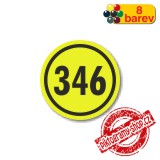 Číslo na dveře, typ 8