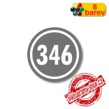 Číslo na dveře, typ 8