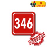 Číslo na dveře, typ 10