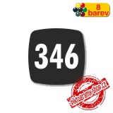 Číslo na dveře, typ 11