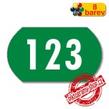 Číslo na dveře, typ 12