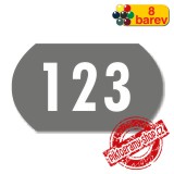 Číslo na dveře, typ 12