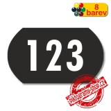 Číslo na dveře, typ 12