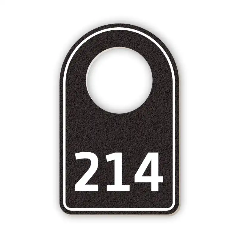 Šatní visačka, rozměr 90x42 mm