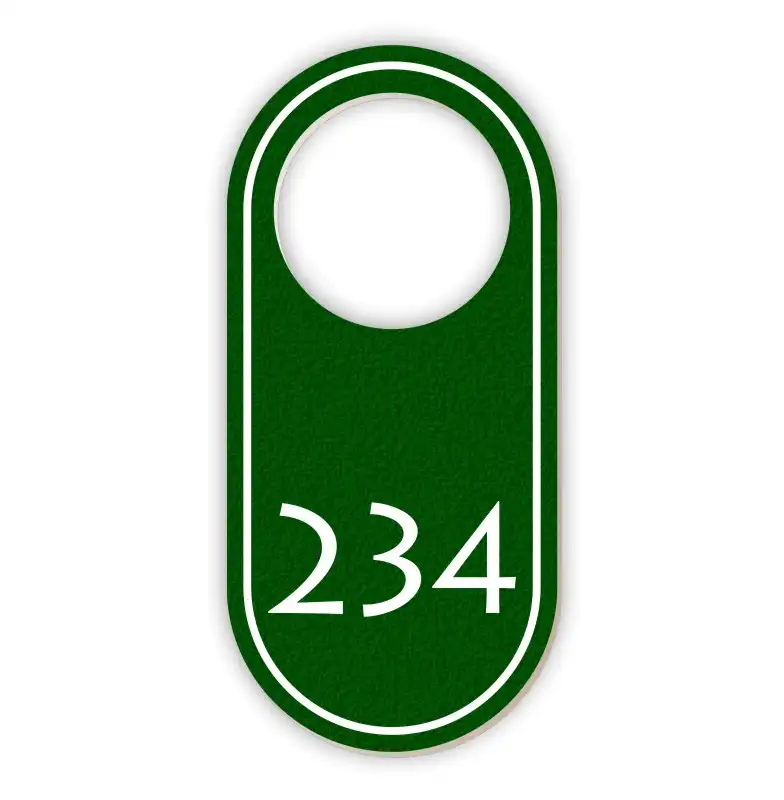 Šatní visačka, rozměr 50x80 mm