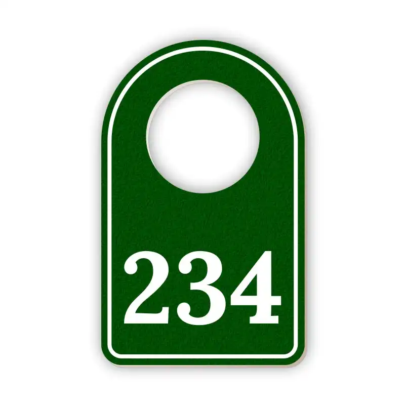 Šatní visačka, rozměr 90x42 mm