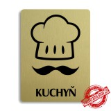 Piktogram Kuchyň, stříbrný 100x133mm Oregon