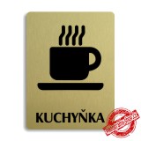 Piktogram Kuchyňka, stříbrný 100x133mm Oregon