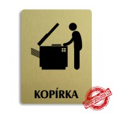 Piktogram Kopírka, stříbrný 100x133mm Oregon