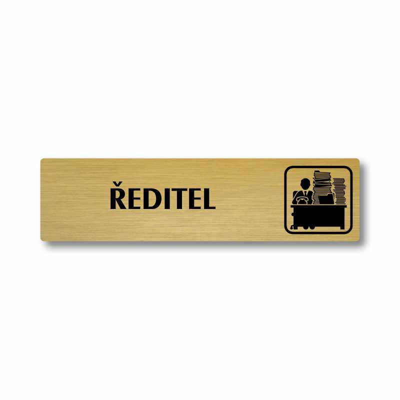 Ředitel var-2, stříbrná cedulka