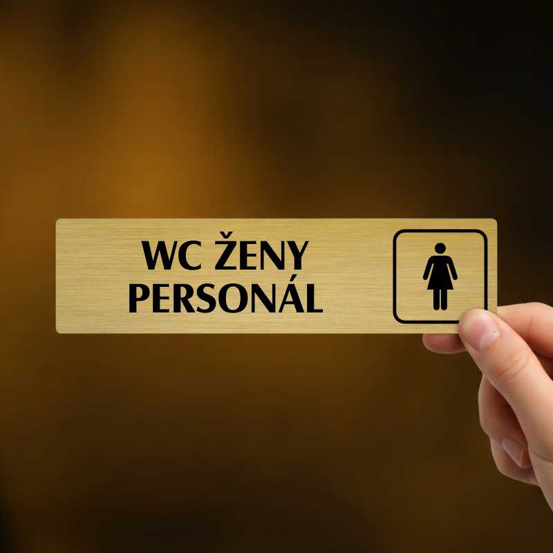 WC ženy personál, Florida, zlatá