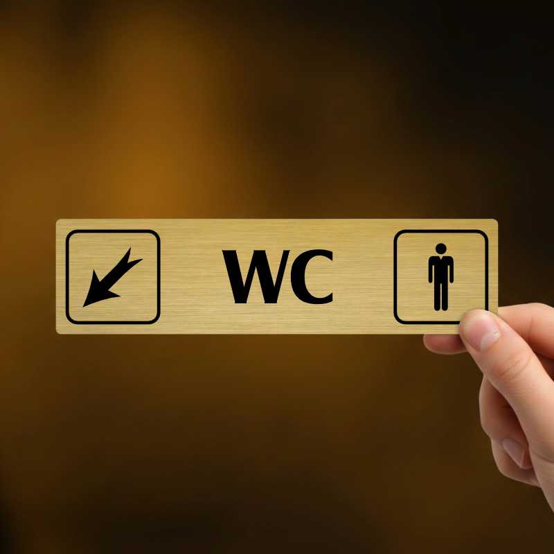 WC muži vlevo dolů, Florida, zlatá