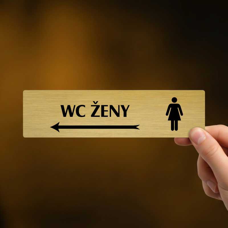 WC ženy vlevo, Florida, stříbrná