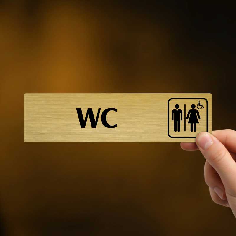 WC oddělené a invalida, Florida, stříbrná