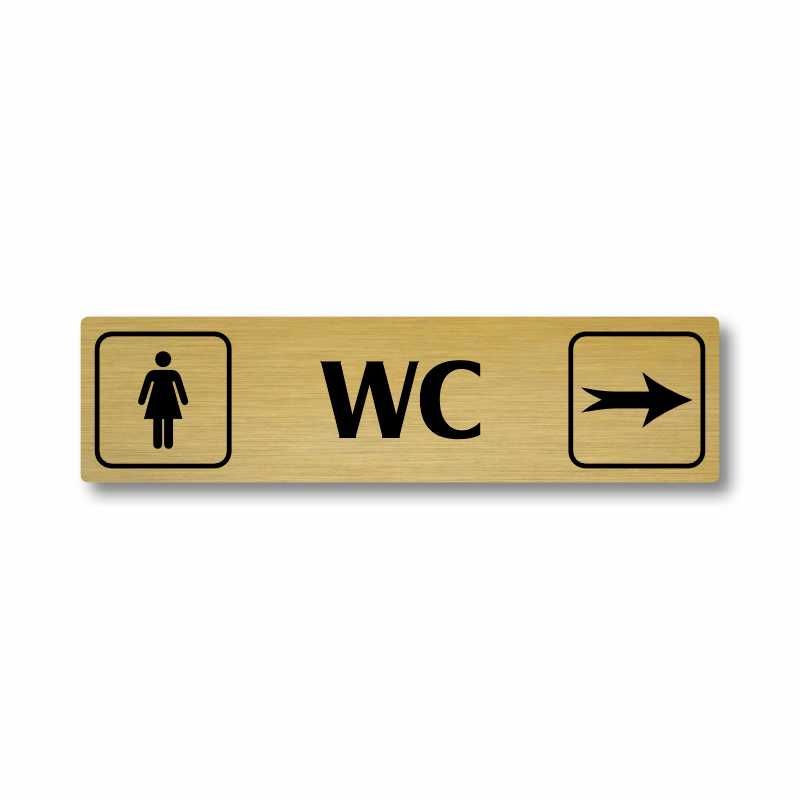 WC ženy vpravo, Florida, zlatá