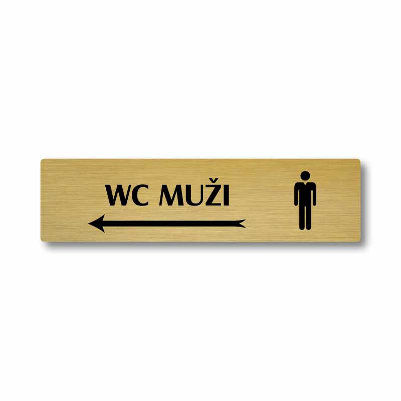 WC muži vlevo, Florida, stříbrná
