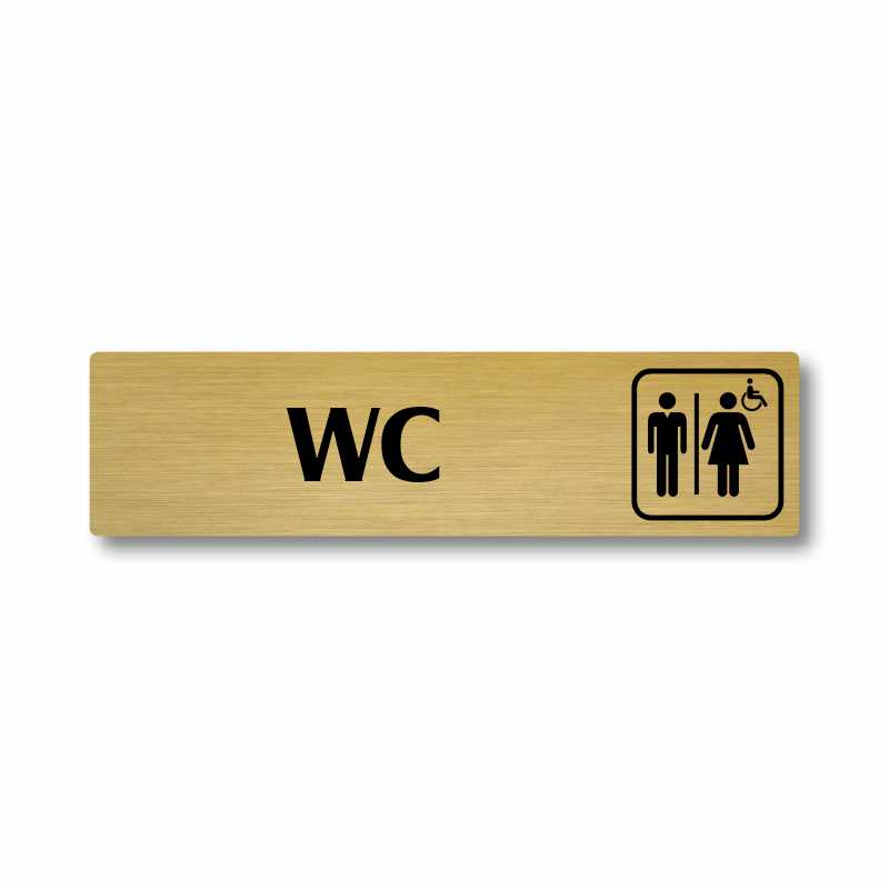 WC oddělené a invalida, Florida, stříbrná