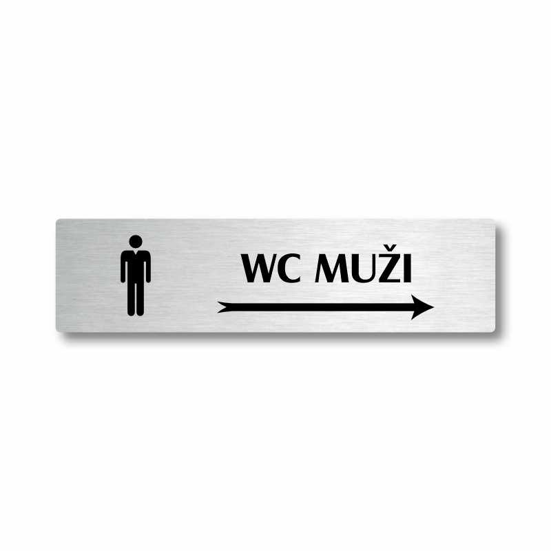WC muži vpravo, Florida, zlatá