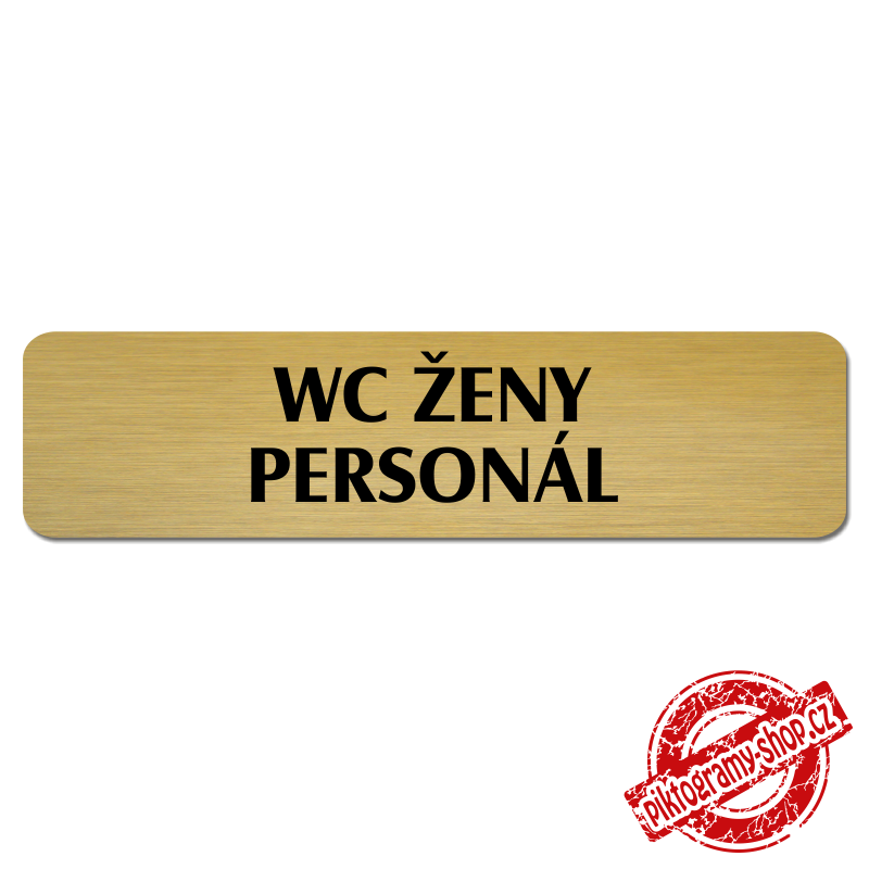 WC ženy personál, Florida, zlatá
