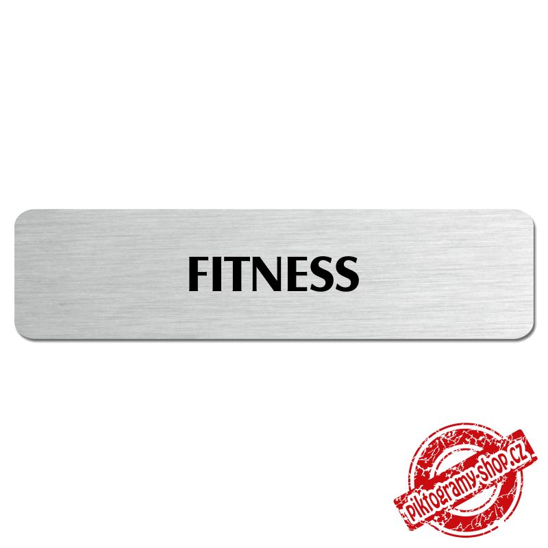 Fitness, popiska, 180x45mm