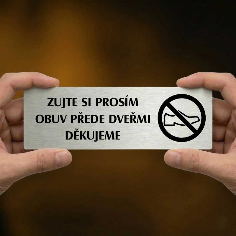 Zujte se, 240x79mm, zlatá popiska s rámečkem