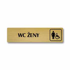 WC ženy invalida, Florida, zlatá