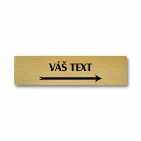 Váš text šipka vpravo, Florida, zlatá