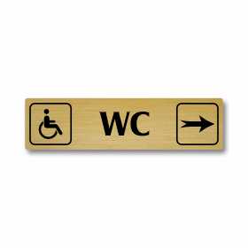 WC invalida vpravo, Florida, zlatá