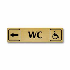 WC invalida vlevo, Florida, zlatá