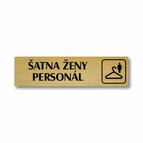 Šatna ženy personál, Florida, zlatá