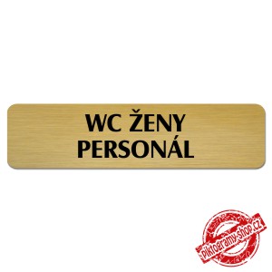 WC ženy personál, Florida, zlatá