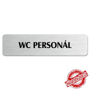 WC personál, popiska, 180x45mm