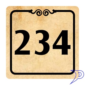 Plechové číslo, vlnka