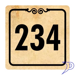 Plechové číslo, vlnka