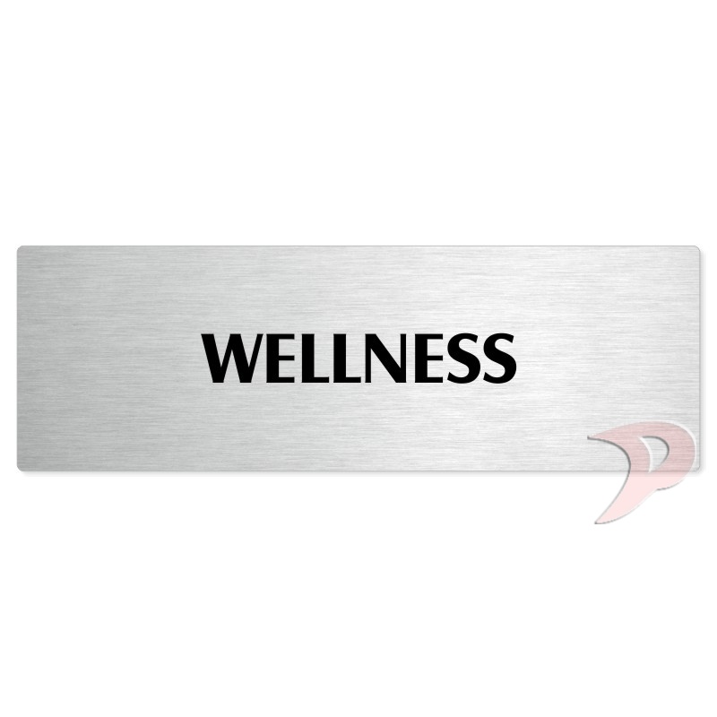 Wellness, 200x66mm, stříbrná popiska 