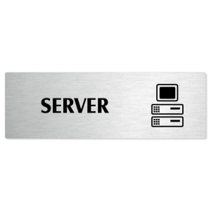 Server, 240x79mm, stříbrná popiska 