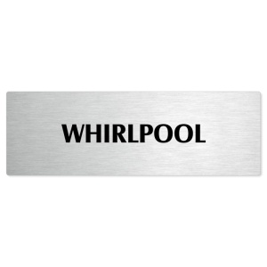 Whirlpool, stříbrná popiska na dveře