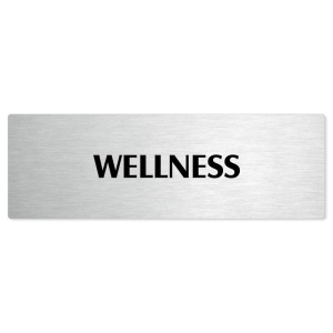 Wellness, 200x66mm, stříbrná popiska 