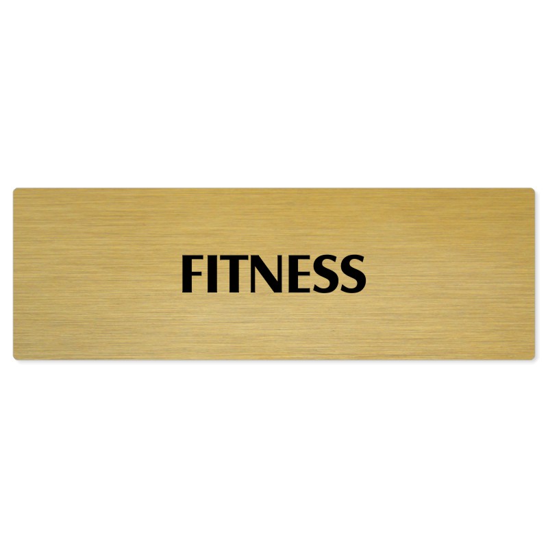 Fitness, 240x79mm, zlatá popiska