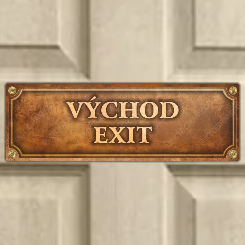 Cedulka “Východ“