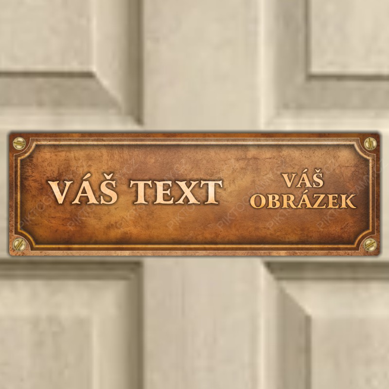 Cedulka “Váš text“