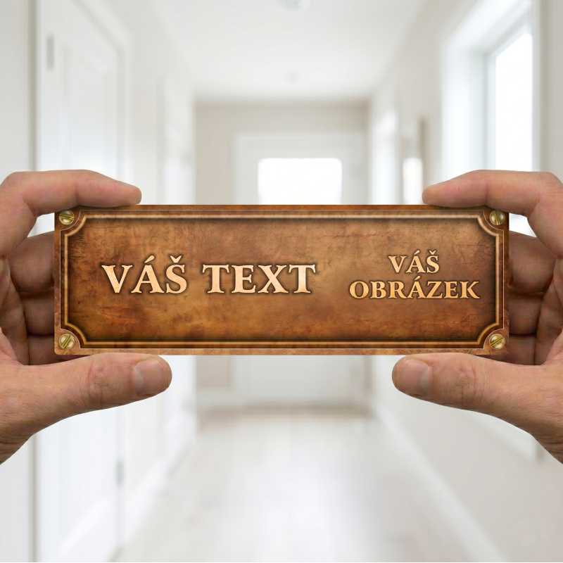 Cedulka “Váš text“