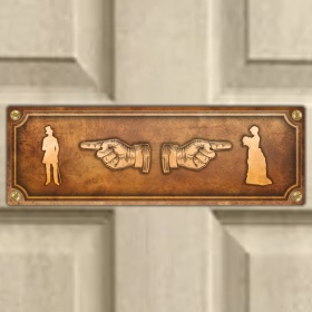 Cedulka “Toalety rozcestník 1“