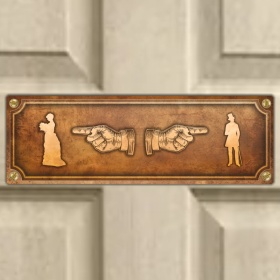 Cedulka “Toalety rozcestník 2“