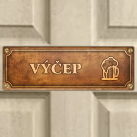 Cedulka “Výčep“