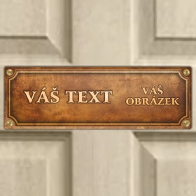Cedulka “Váš text“