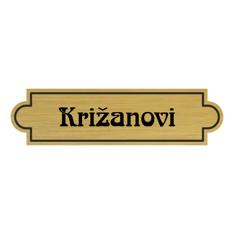 Jmenovka na dveře, typ 6