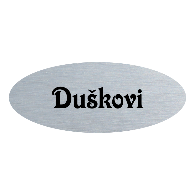 Jmenovka na dveře, typ 10