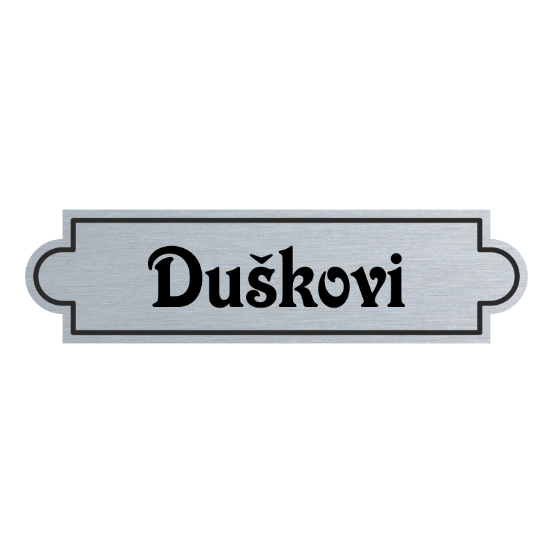 Jmenovka na dveře, typ 6