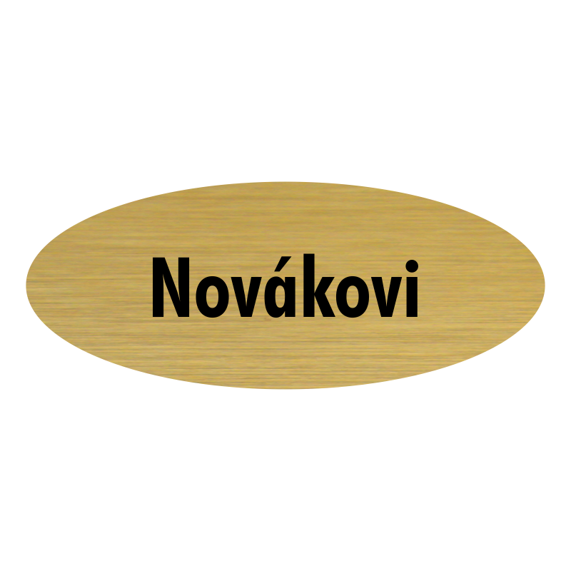 Jmenovka na dveře, typ 10